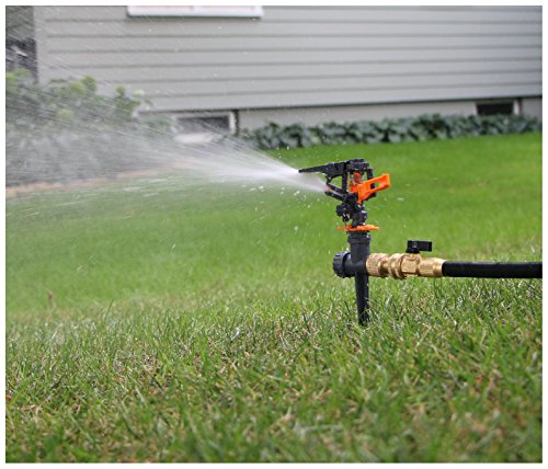 Lawn Sprinklers  Premium Quality Garden Lawn Sprinklers Best Fun Water Sprinkler System - Gardens Kids Love Them by Careful Gardener black spike