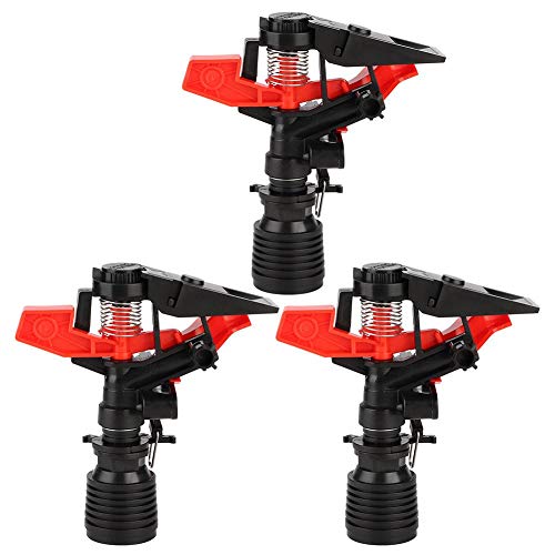 Mumusuki Rocker Arm Nozzle G34 Inch Irrigation Head Rocker Arm Nozzle Auto Rotate Water Sprinkler Sprayer for Garden