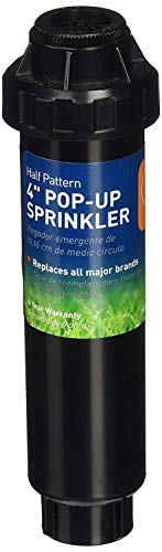 Orbit 20 Pack 4 Inch Spring Loaded Pop-Up Sprinkler with Half Pattern Female Nozzle - 15 Foot Spray Irrigation Head