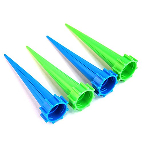 Thaibestus 4Pcs Garden Cone Watering Spike Plant Bottle Irrigation System