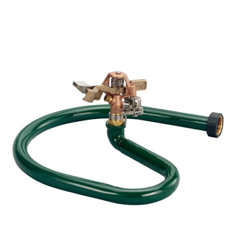 Orbit 58109 Lawnamp Garden 12-inch Brass Impact On-ring Base Sprinkler