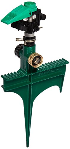 Rain Bird P5rlsp Plastic Impact Sprinkler On Large Metal Spike Adjustable 0&deg - 360&deg Pattern 20 - 38 Spray