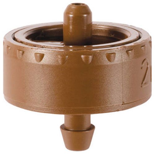 DIG W2205A 5 GPH Button Irrigation Dripper 25 Pack Brown