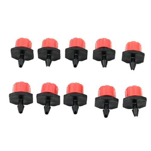 10pcs 14 Hose Garden Drop Irrigation Sprinklers Micro Flow Dripper Drip Head Watering Emitters 10pcs