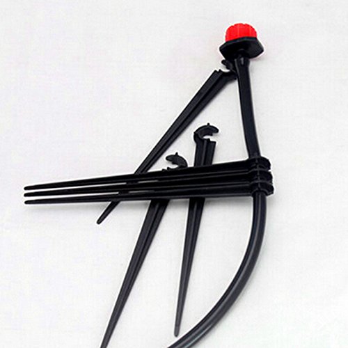 50pcslot 8cm Support Stake 47mm Pipe Holder Tubing Drip Irrigation System Dripper Garden Water Fittings Drops