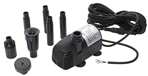 12-24V DC Brushless Submersible Water Pump 400GPH for DIY Solar Powered pond fountain water feature hydroponics aquarium aquaculture solar panel not included