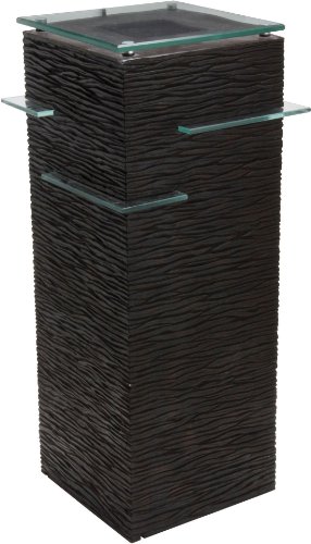 Laguna Decor Faux Wood Contemporary Design Decorative Water Feature Kit, Shintu