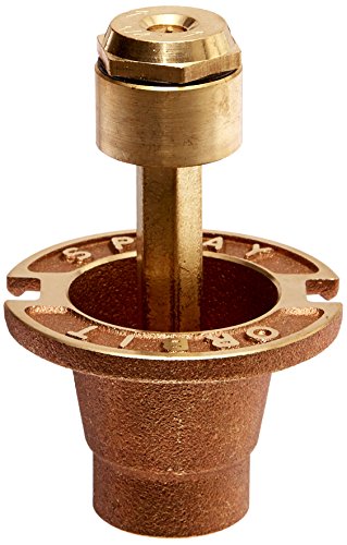 Orbit 54072 Sprinkler System 90 Degree Pattern 1-34-inch Brass Pop-up Spray Head