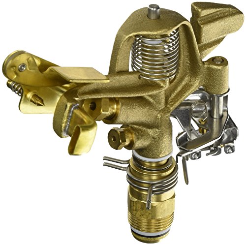 Orbit 55016 Sprinkler System 34-inch Brass Impact Spray Head With 25-48-foot Coverage