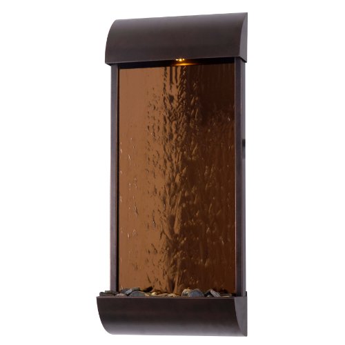 Kenroy Home 50048brz Aspen Wall Fountain, Bronze Finish With Copper Mirrored Face