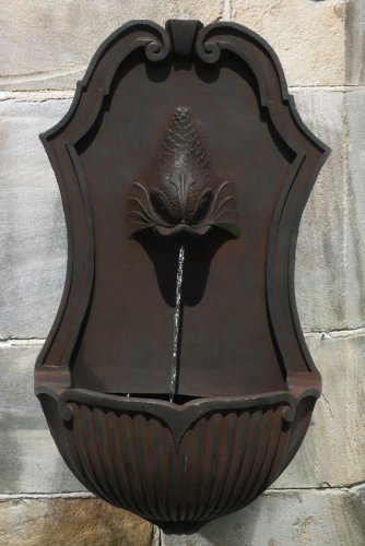 Savannah Wall Fountain In English Iron