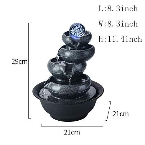 Flowing Water OrnamentsIndoor Water Feature Home Decoration Desktop Decoration Resin Ornaments European-Style Storage Box-Flowing Water Ornaments C 114inch