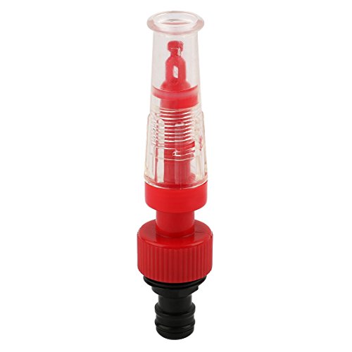 uxcell Plastic Lawn Farm Garden Adjustable Water Irrigation Pipe Connector Spray Nozzle Red