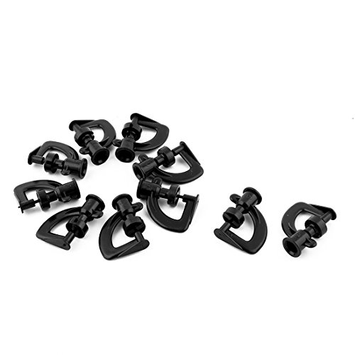 uxcell Plastic Garden Lawn Irrigation Watering Sprayer Spray Sprinkler Head Nozzle 10pcs