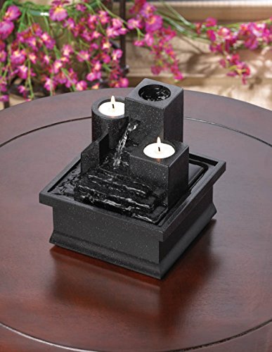 Tabletop Candle Relaxation Fountains Garden Tranquility Indoor Waterfall Home Feng Sui Outdoor Pump