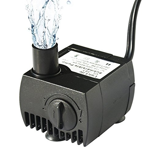 Uniclife Ul80 Submersible Water Pump 80 Gph Aquarium Fish Tank Powerhead Fountain Hydroponic Pump With 6ft Ul