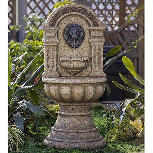 Jeco Classic Lion Head Wall Water Fountain