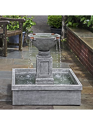 Campania International FT-277-AS Rittenhouse Fountain Alpine Stone Finish