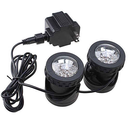 25w 200ma Underwatar Lights Image&reg Submersible 2 Led Landscape Spot Light Set Energy Saving For Fountain Fish