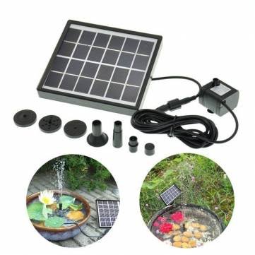 5V 15W Solar Power DC Brushless Submersible Water Pump Garden Landscape Fountain