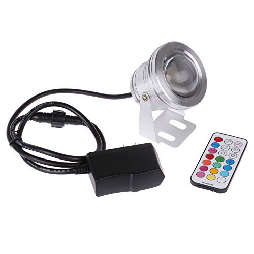 Lemonbest&reg 10w Led Rgb Multi-color Changing Led Underwater Light Water Resistant Garden Landscape Fountain Pond