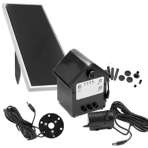 Solar Powered Outdoor 3 Watt Garden Water Pump Landscape Fountain Kit