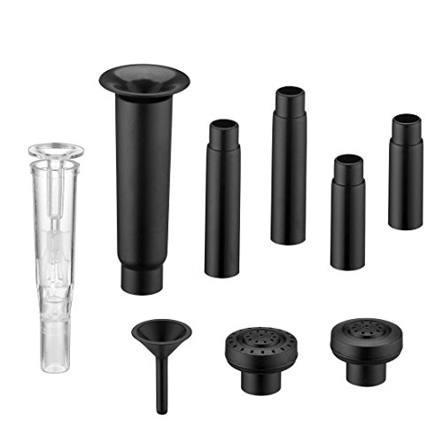 Meuxan 9PCS Small Fountain Nozzle Kits 12 Inch OD 4 Water Patterns