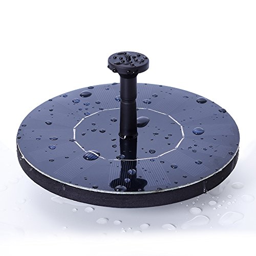 Ankway Solar Bird bath Fountain Pump for Garden and Patio Free Standing 14W Solar Panel Kit Water Pump Outdoor Watering Submersible Pump Birdbath Stand Not Included
