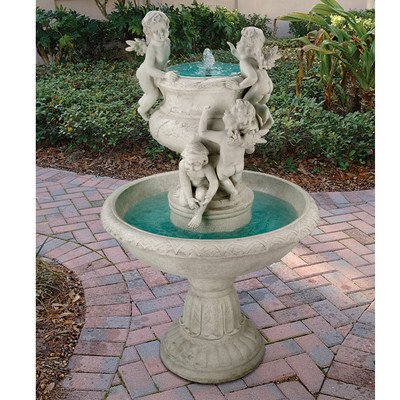 Design Toscano Cherubs at Play Sculptural Fountain