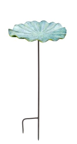 Achla Designs Small Lily Leaf Ii Birdbath With Stand