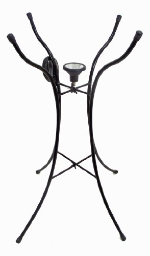 Continental Art Center CAC2610450 Bird Bath Stand 25 by 18-Inch Black