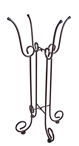 Continental Art Center Metal Bird Bath Stand 17 by 17 by 33-Inch