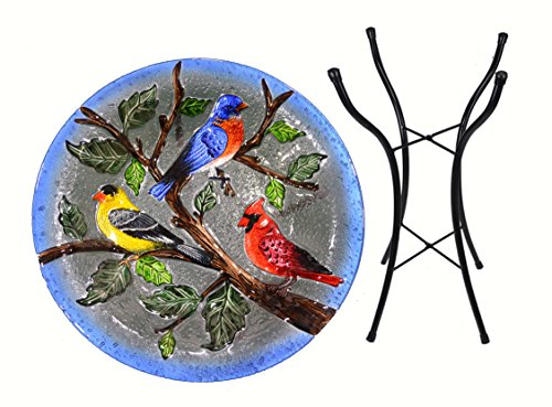 Songbird Essentials SE5006 Songbird Trio Bird Bath with Stand