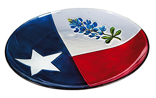 Texas State Flower 16&quot Birdbath With Stand