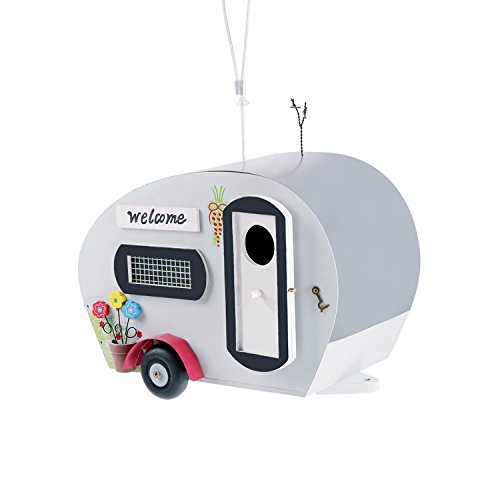 WildBird Care Hanging Birdhouse Camper Trailer Bird House BMH07