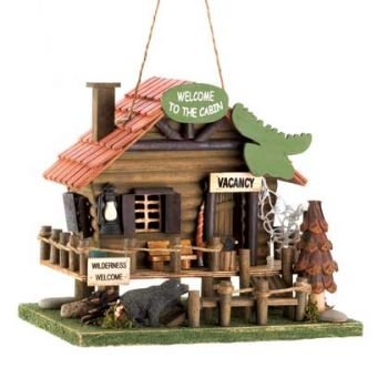 Woodland Cabin Bird House