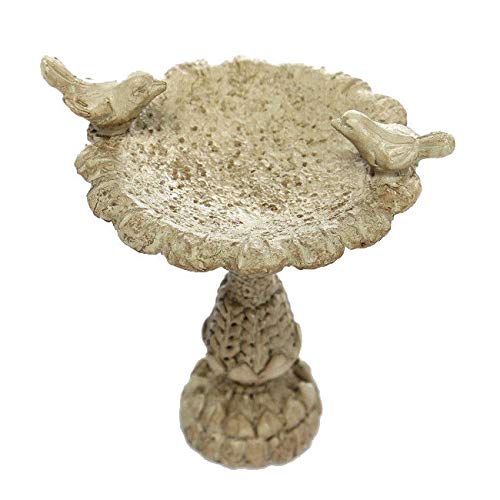 H1 Dollhouse Miniature Fairy Garden Furniture Resin Bird Bath Fountain 112 Scal