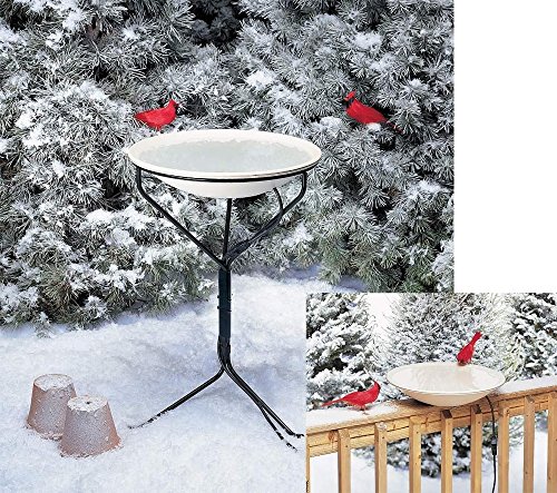 New Allied Precision 20 In Non-heated Bird Bath Wmetal Stand 150 Watts High Quality Modern Design