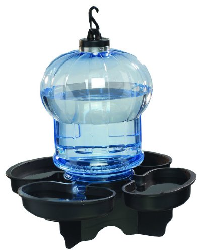 First Nature 3004 Globe Style Bird Bath And Waterer Bird Bath Fountains Hanging Bowl Rock