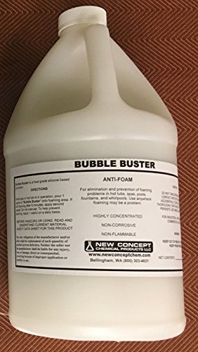 Bubble Buster Hot Tub Spa Anti Foam Pools Fountains Whirlpools 1 Gallon