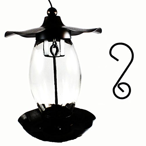 Joiedomi Prime Metal Panorama Bird Feeder With Metal S Shape Hook For Bird Feeders