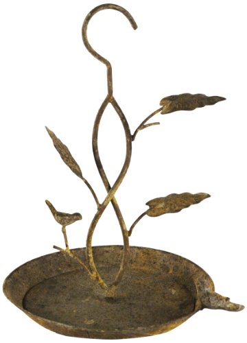 ZENTIQUE Rustic Metal Bird Feeder