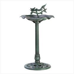 Home Locomotion - Verdigris Birdbath pack of 1 EA