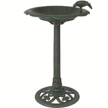 Verdigris Bird Bath Color Verdigris