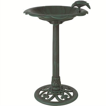 Verdigris Bird Bath Color Verdigris