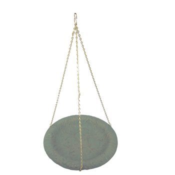 Whitehall Verdigris Oakleaf Hanging Birdbath - 00757