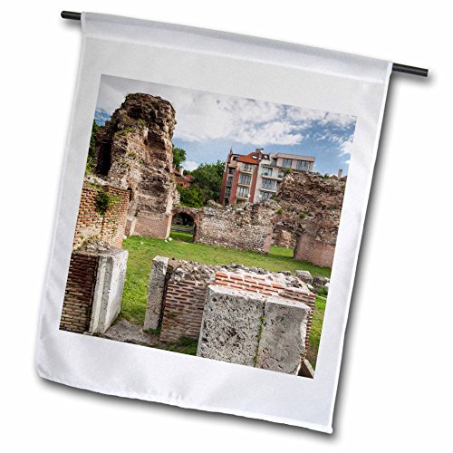 Danita Delimont - Architecture - Bulgaria Black Sea Varna ruins of Roman-era thermal heated baths - 18 x 27 inch Garden Flag fl_227080_2