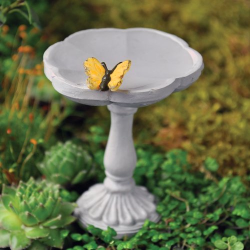 Fairy Garden Butterfly Birdbath