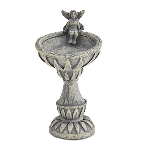 Georgetown Home Garden Miniature Fairy Bird Bath Stake Garden Decor