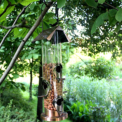 Wildbird Care Pet Supplies Hanging Plastic Tube Bird Feeder